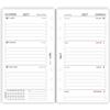 Agendepoint.it Ricambio Agenda Organizer Settimanale 2027, Bilingue, 9,5x17cm, 90gr, Bianco, 2 Pagine per Settimana