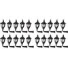 Yardwe Mini Lampada Da Parete Led 20 Pezzi Per Casa Delle Bambole Micro Luci Murali Fai-Da-Te Accessori Modellismo Decorazioni Paesaggi in Miniatura