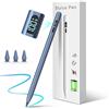 MEKO Penna Per Apple Ipad 2018-2025, Ipad Pen con LED Power Display,3x Ricarica rapida Penna iPad Compatibile con iPad 11/10/9/8/7/6''M2/M3,Air 3/4/5/Mini 5/6/7,Pro 11/12.9/13M4,M5 (blu)