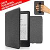 MyGadget Custodia per Amazon Kindle Paperwhite 7a generazione dal 2012 al 2017 - Cover con Funzione Sonno | Sveglia automatica Integrata Grigio Chiaro