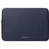 Comfyable Custodia per Tablet Comfyable compatibile con iPad Air 11 M3 2025, iPad Pro 11 pollici M5 2025 e Smart/Magic Keyboard con portamatite - Borsa in pelle PU, custodia sottile resistente all'acqua - Blu