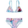 Frozen Disney Frozen - Bikini Bambina, Costume Mare Due Pezzi con Volant Glitter