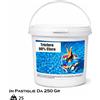 Tricloro in pastiglie 250 g per piscina - Cloro a lenta dissoluzione 25 kg