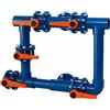 Batteria frontale a 5 valvole in PVC con valvole a farfalla | Diametro da 75 a 200