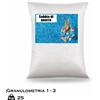 Sabbia di quarzo sferico per filtri piscina - granulometria 1-3 mm | Confezione da 25 Kg