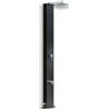 Doccia Solare Futura 38 L in Alluminio con Lavapiedi Grigio Antracite