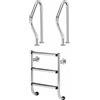 Scala piscina inox AISI 316L in due pezzi | 3-5 gradini