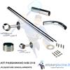 Corrimano - Passamano per piscine in acciaio inox AISI-316 - DIVERSI ACCESSORI DISPONIBILI