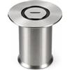 Base fissaggio paletto estraibile inox AISI 316 per corsie piscina