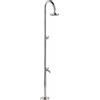 Doccia MARINA in Acciaio Inox AISI 304L con Lavapiedi