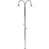Doccia standard acciaio inox AISI 304 con chiusura automatica | ancoraggio escluso
