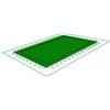 Copertura invernale per piscina rettangolare 3x6 | 400 g/m² con occhielli + elastico