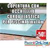 COPERTURA INVERNALE DA 220/210 GR CON OCCHIELLI E CORDA 7mt x 14mt - Dim. Cop. REALI 8.5 mt x 15.5mt