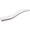 TAVOLA TRAMPOLINO IN VETRORESINA MT 1.63 MODELLO CURVY COLORE BIANCO - COMPRESO ANCORAGGIO ASSE TRAMPOLINO
