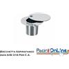 BOCCHETTA ASPIRAFANGO IN ACCIAIO INOX AISI 316 PER CEMENTO ARMATO - ACCESSORI PER PISCINE ONLINE