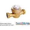 CONTATORE LANCIA IMPULSI CON ATTACCHI DA 1/2'' A 2''