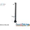 DOCCIA SOLARE - BIG HAPPY - IN POLIETILENE - FASCIA INOX - CON SERBATOIO 40 LT
