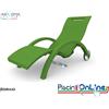 SEDUTA SDRAIO PER ESTERNO - SERENDIPITY CHAISE - IN POLIETILENE HD CON SISTEMA DI SEDUTA REGOLABILE - VARI COLORI