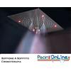 DOCCIA LINEA URANO - SOFFIONE CROMOTERAPIA A SOFFITTO 480 X 480 MM IN ACCIAIO INOX AISI 316 LUCIDO - GETTO NEBBIA FREDDA