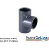T REGOLARE CON INCOLLAGGIO DA Ø 20 A Ø 110 MM - RACCORDI IN PVC
