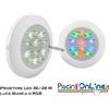 PROIETTORE A LED PAR 56 DI NUOVA GENERAZIONE - DA MONTARE SULLA BOCCHETTA DI IMMISSIONE O PRESA SCOPA - VERSIONE BIANCO/RGB