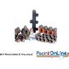 KIT RACCORDERIA E VALVOLE PER PISCINA CON FILTRI DA 10 A 30 MC/H - 4 VERSIONI IN KIT