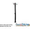 DOCCIA SOLARE IN PVC CON SERBATOIO DA 20 LITRI E SOFFIONE STATICO