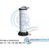 FILTRI A CARTUCCIA IN ABS CON ALTO GRADO DI FILTRAZIONE ( 15 MICRON ) - 4 MODELLI DA 11 - 15 - 19 - 22 MC/H