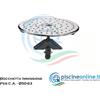 BOCCHETTA DI IMMISSIONE A PAVIMENTO IN ACCIAIO INOX AISI 316 PER CEMENTO ARMATO - AGGAFFAGGIO RAPIDO - Ø50-63