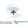 BOCCHETTA DI IMMISSIONE FORATURA 4MM - PORTATA 12MC/H - INCASTRO INOX AISI 316 E PIATTELLO IN ABS - Ø50-90 mm