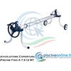 AVVOLGITORE PER COPERTURA PISCINA IN ALLUMINIO ANODIZZATO Ø 40 mm - 4 VERSIONI PER PISCINE FINO A 7X12 MT