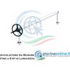 AVVOLGITORE PER COPERTURA PISCINA IN ACCIAIO INOX 304 DA MURARE Ø 40 mm - 3 VERSIONI FINO A 6 MT DI LARGHEZZA