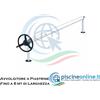 AVVOLGITORE PER COPERTURA PISCINA IN ACCIAIO INOX 304 A PIASTRINE Ø 40 mm - 3 VERSIONI FINO A 6 MT DI LARGHEZZA