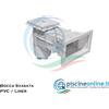 SKIMMER A BOCCA SVASATA PER PISCINE A PANNELLI / LINER CON INSERTI IN OTTONE KIT FLANGIA E GUARNIZIONI
