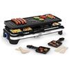 Princess Multifunctional Raclette XXL 162650 - Grill e raclette - termostato regolabile - superficie grill 49 x 21 cm - rivestimento antiaderente - 1500 watt - per un massimo di 10 persone