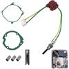 Merautop SJ Set di 7 candele diesel, per riscaldamento a pavimento, in ceramica, per riscaldamento da 12 V, 3 kW, 5 kW, 8 kW, accessori per riscaldamento a pavimento, con 3 filtri