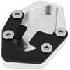 Briny River Supporto Laterale Per Cavalletto Di Estensione Per Moto Compatibile Con Royal Enfield Himalayan 450 2024 2025 Argento