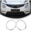 YinanIutos 2 mini anelli decorativi per fari compatibili con Nissan Juke/Infiniti ESQ a partire dall'anno modello 14+ anello decorativo per fari