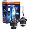 SOCAL-LED LIGHTING SOCAL-LED 2x D2R HID Lampadine 35W AC OEM Xenon Faro diretto Sostituzione 6000K Bianco cristallo