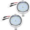 ECSiNG 2 luci di ricambio per specchietto retrovisore a LED, compatibili con Ford Mondeo MK5/Ranger/Edge/Explorer/Fusion Mirror Puddle Light