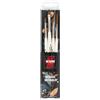 KUM - Set di pennelli da artista Botanical Watercolor, 4 pezzi | Set di pennelli artistici per la pittura ad acquerello, watercolor e motivi botanici