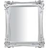 Biscottini Specchio da parete L27.5xPR3.5xH32.5 - Specchio bagno - Specchio decorazioni casa - Arredamento casa - Decorazioni camera da letto shabby