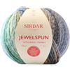 Sirdar Jewelspun con lana grossa, luccicante bicchiere di mare (200), 200g