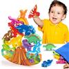 DejaNard Dinosauri per Bambini 2 3 4 5 Anni, Giochi Bambini 2-6 Anni Giochi Montessori 2-5 Anni Giochi Bambino 3 4 5 6 Anni Maschio Regalo Bambino 3-6 Anni Dinosauro Giocattolo