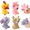 OPEIXSAYKOC 4 Pezzi Squeeze Giocattoli, Giochi Antistress Bambini, Popping Out Eyes Toys, Squeeze Ball, Antistress Giocattoli, Palline Anti Stress Animaletti, giocattoli di Decompressione