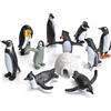 VOSSOT Figure di pinguino - Personaggi di animali realistici, pinguino, animali polari, topper per torta