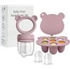 WeSweet Ciuccio Mam Frutta - Baby Fruit Food Feeder & Mini Freezer Nibble Tray Combo