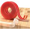 REEKNOKOL Protezione per bordo, protezioni angolari in silicone per bambini, protezioni angolari da tavolo trasparenti per bambini, protezione bordo per mobili per armadi da tavolo, cassetti (2 cm x 3 m)