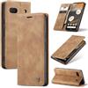 Azororo Cover per Google Pixel 6A 5G, Premium PU Pelle Custodia, Magnetica Carta Fessura Portafoglio Case, Flip Cavalletto Custodia per Google Pixel 6A - Marrone
