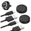 Ermorgen 2 Pezzi Caricabatterie USB C Compatibile con Amazfit Active 2 / Amazfit Bip 6 Cavo di Ricarica di Ricambio per Stazione di Ricarica, USB 100 cm Cavo di Ricarica- Nero